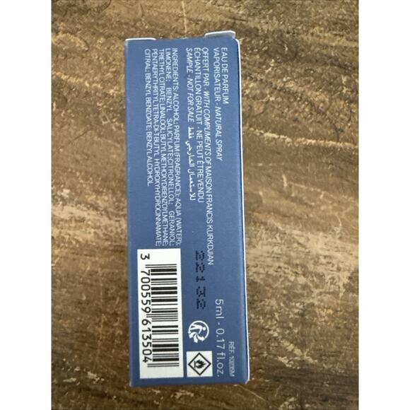 MFK 724 EDP 5ml 0.17oz Spray Maison Francis Kurkdjian Paris Travel Companion - Picture 2 of 2